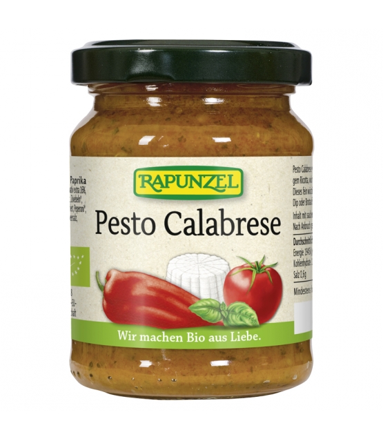Sauce pesto Calabrese BIO - 120g - Rapunzel