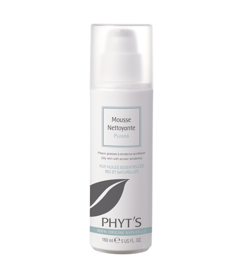 Mousse nettoyante pureté BIO lucerne & bardane - 160ml - Phyt's