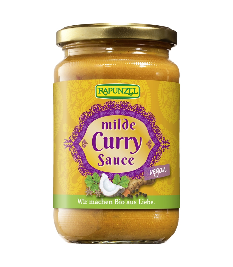Sauce au curry doux BIO - 350ml - Rapunzel