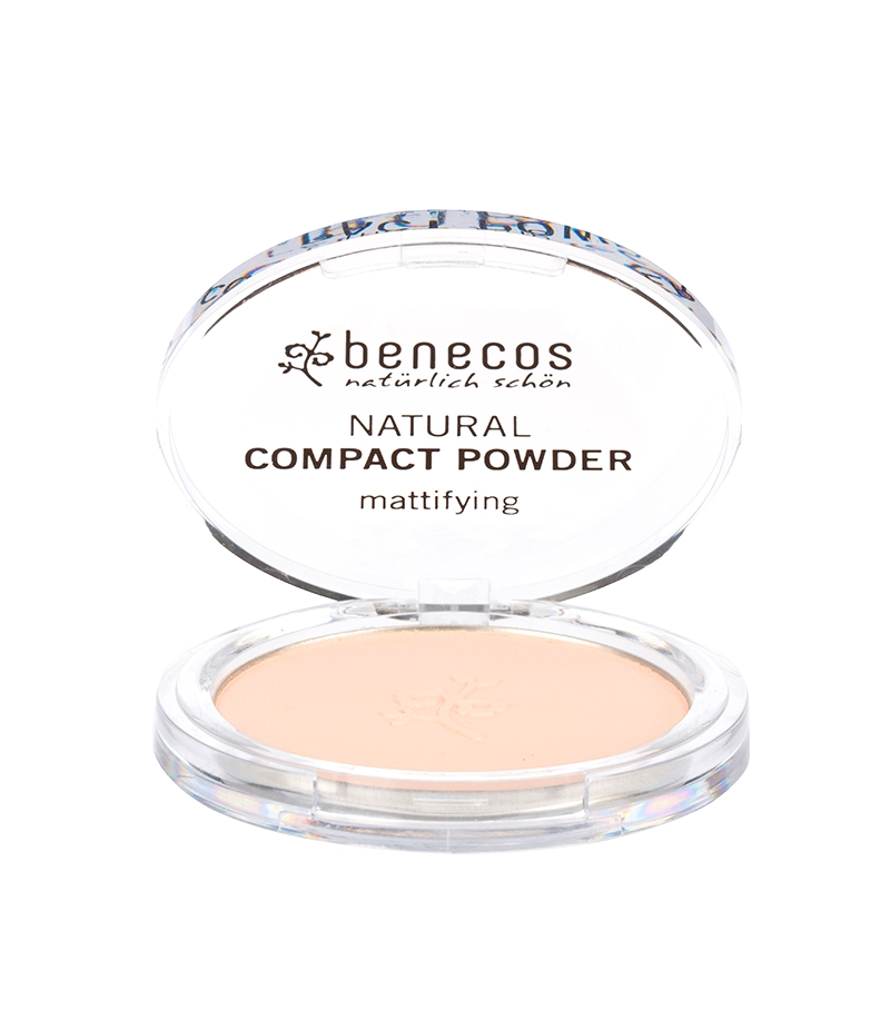 BIO-Kompaktpuder Sehr helles Beige - Porcelain - 9g - Benecos BIO-Kompaktpuder Sehr helles Beige - Porcelain - 9g - Benecos