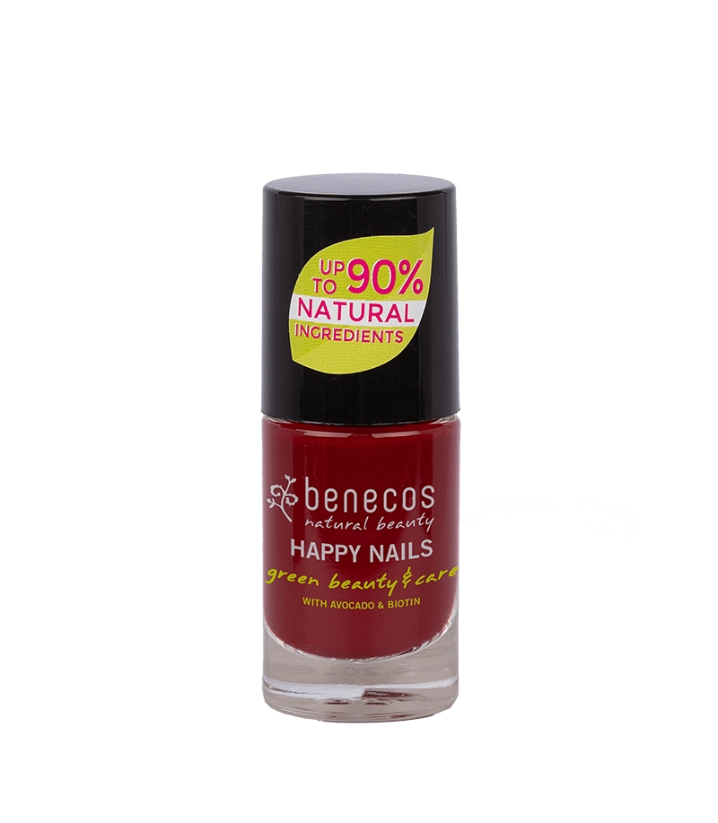 Nagellack glänzend Dunkles Rot - Cherry red - 5ml - Benecos Nagellack glänzend Dunkles Rot - Cherry red - 5ml - Benecos