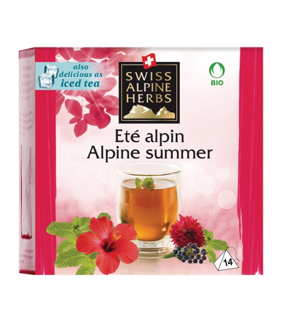 BIO-Kräutertee Alpensommer - 14 Teebeutel - Swiss Alpine Herbs