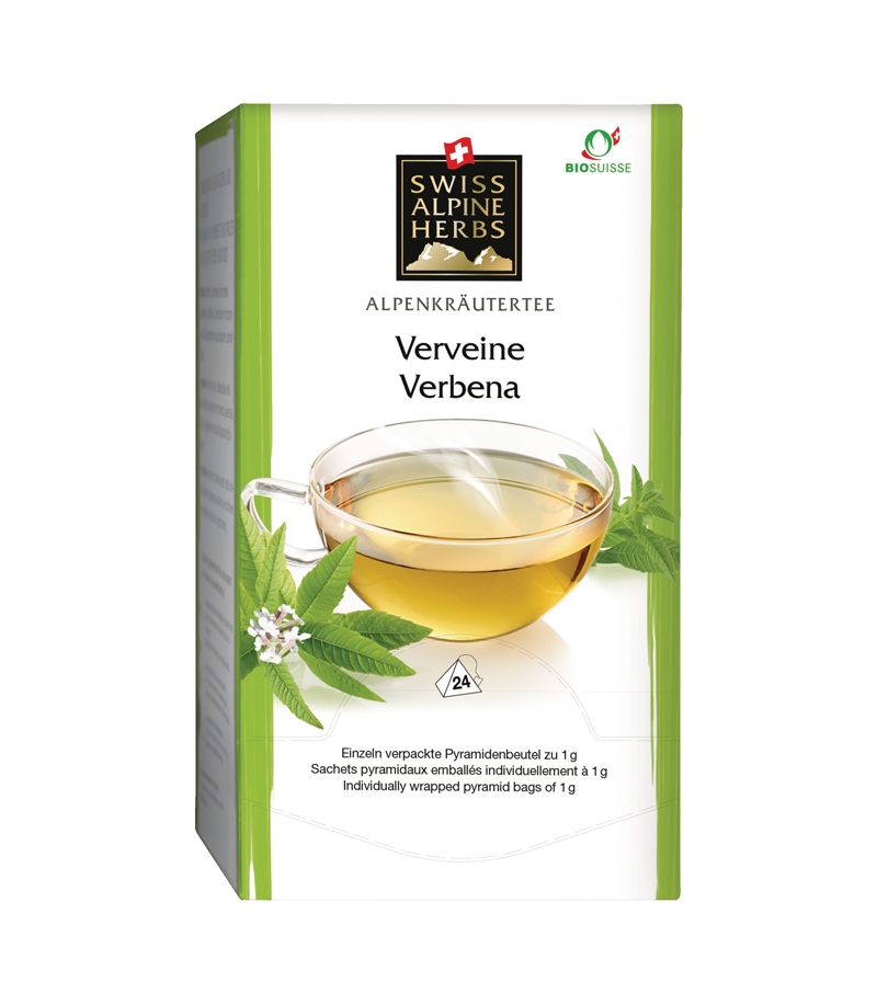 BIOKräutertee Verveine 24 Teebeutel Swiss Alpine Herbs