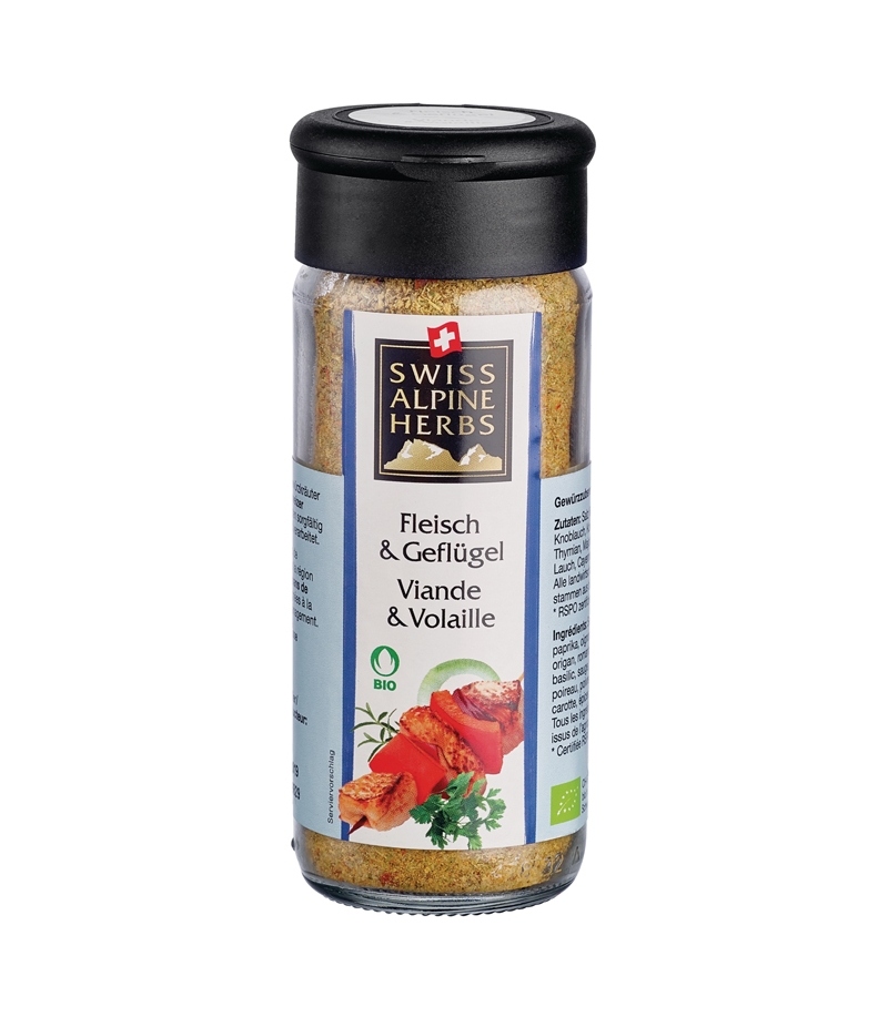 Viande & volaille BIO - 72g - Swiss Alpine Herbs Viande & volaille BIO - 72g - Swiss Alpine Herbs