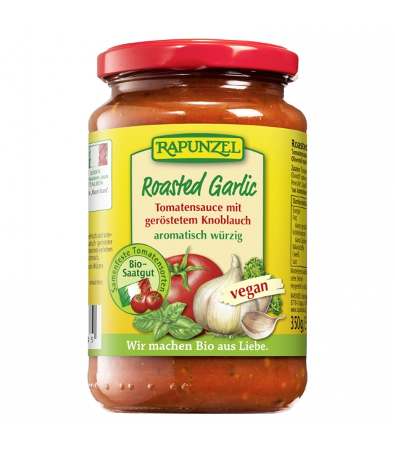 BIO-Tomatensauce Roasted Garlic - 350g - Rapunzel
