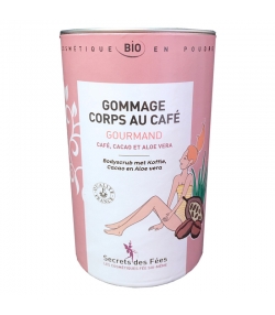 Köstliches BIO-Körperpeeling Kaffee, Kakao & Aloe Vera - 200g - Secrets des Fées Köstliches BIO-Körperpeeling Kaffee, Kakao & Aloe Vera - 200g - Secrets des Fées