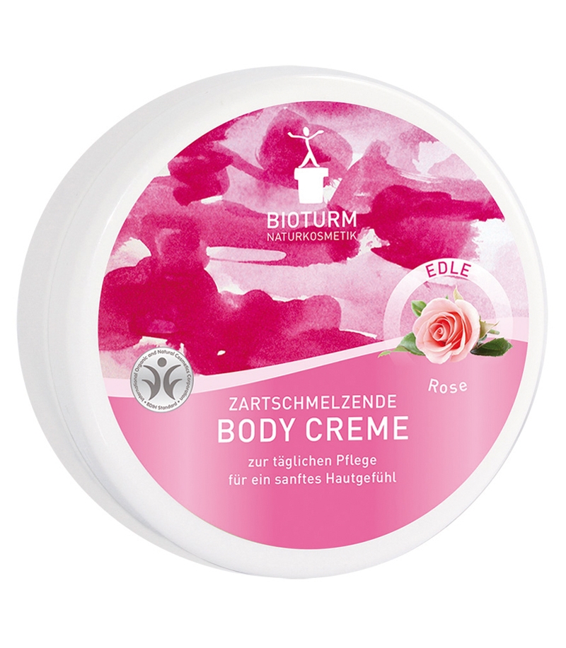 Natürliche Body Creme Rose - 250ml - Bioturm Natürliche Body Creme Rose - 250ml - Bioturm