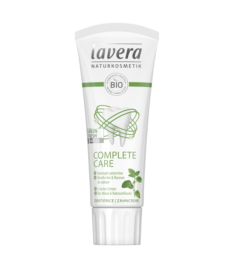 Dentifrice Complete Care Bio Menthe Avec Fluor 75ml Lavera