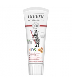 Kinder BIO-Zahncreme mild-fruchtiger Geschmack Calendula & Calcium ohne Fluor - 75ml - Lavera