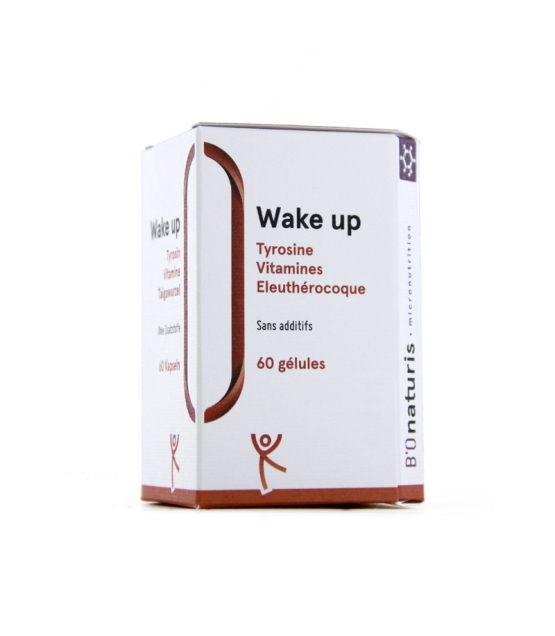 Wake up (Tyrosin, Vitamine & Taigawurzel) 60 Kapseln - BIOnaturis