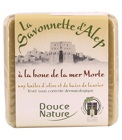 Kleine Alepposeife mit dem Schlamm des Toten Meeres - 100g - Douce Nature Kleine Alepposeife mit dem Schlamm des Toten Meeres - 100g - Douce Nature
