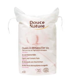 Maxi Soft Pads zum Abschminken & Reinigen aus BIO-Baumwolle - 50 Pads - Douce Nature Maxi Soft Pads zum Abschminken & Reinigen aus BIO-Baumwolle - 50 Pads - Douce Nature