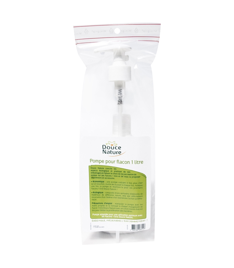 Pompe pour bouteille 1l - Douce Nature Pompe pour bouteille 1l - Douce Nature