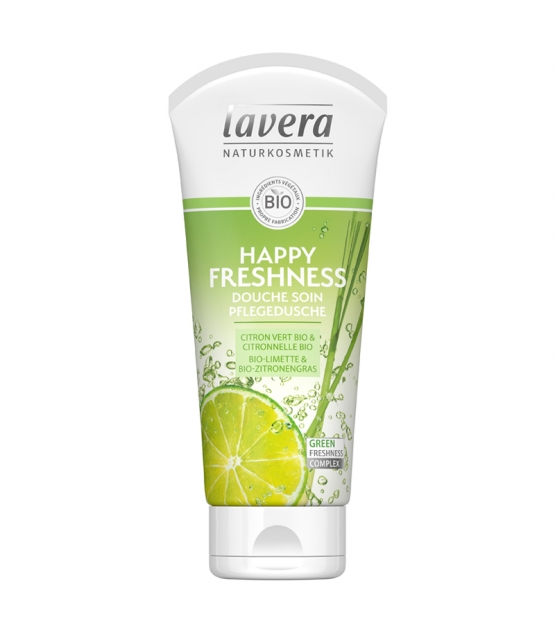 BIO-Pflegedusche Happy Freshness Limette & Zitronengras - 200ml - Lavera