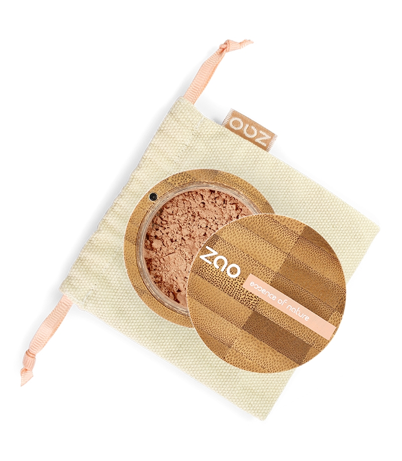 Fond de teint poudre Beige noisette N°505 BIO - 15g - Zao