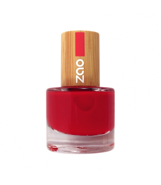 Vernis à ongles brillant N°650 Rouge carmin - 8ml - Zao Make-up