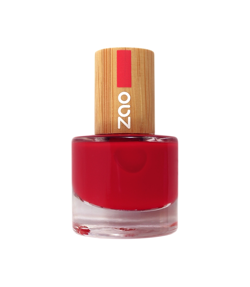 Vernis à ongles brillant N°650 Rouge carmin - 8ml - Zao Make-up Vernis à ongles brillant N°650 Rouge carmin - 8ml - Zao Make-up