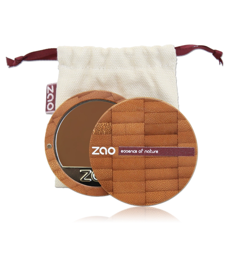 BIO-Kompakt-Make-up﻿ N°735 Schokolade - 7,5g - Zao Make-up