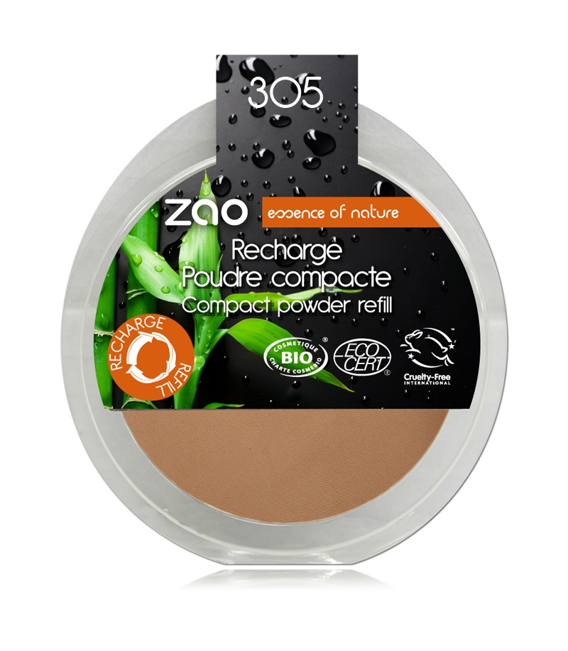 Nachfüller BIO-Kompaktpuder Rosa Sand N°305 - 9g - Zao
