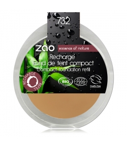 Nachfüller BIO-Kompakt-Make-up N°732 Blumenblatt - 7,5g - Zao Make-up Nachfüller BIO-Kompakt-Make-up N°732 Blumenblatt - 7,5g - Zao Make-up