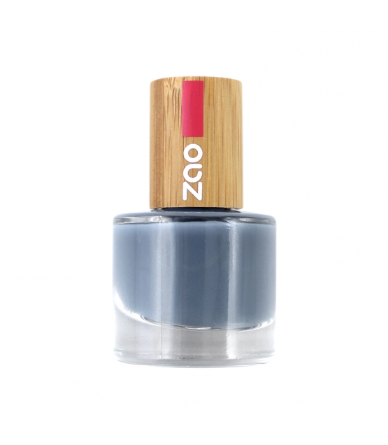 Vernis à ongles brillant N°670 Bleu gris - 8ml - Zao Make-up
