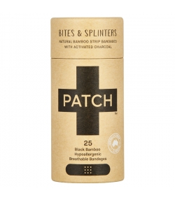 Pansements en bambou naturels charbon actif - 25 pièces - Patch Pansements en bambou naturels charbon actif - 25 pièces - Patch