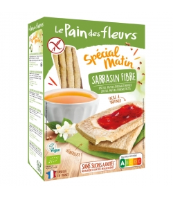 Knusprige BIO-Buchweizen-Schnitten Spécial matin - 230g - Le pain des fleurs Knusprige BIO-Buchweizen-Schnitten Spécial matin - 230g - Le pain des fleurs