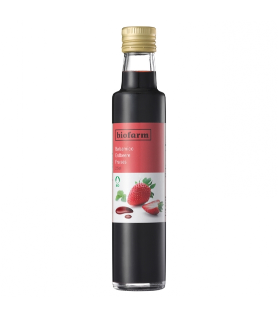 Vinaigre balsamique fraises BIO - 250ml - Biofarm