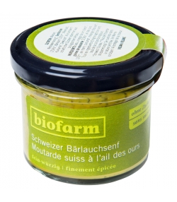 Schweizer BIO-Bärlauchsenf - 100g - Biofarm