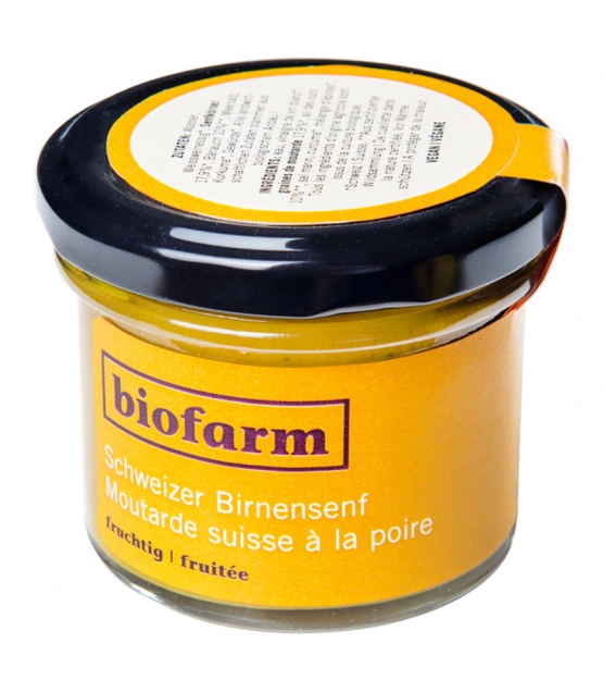 Moutarde à la poire BIO - 100g - Biofarm