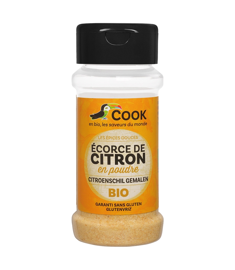 Écorce de citron en poudre BIO - 32g - Cook