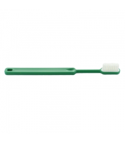 Brosse à dents en bioplastique à tête rechargeable Vert Souple Nylon - 1 pièce - Caliquo