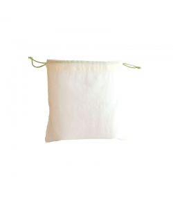Sac réutilisable en coton BIO - Taille XS carré - 1 pièce - ah table ! Sac réutilisable en coton BIO - Taille XS carré - 1 pièce - ah table !