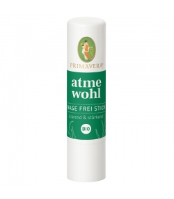 Stick inhalateur nez dégagé Confort respiratoire BIO eucalpytus & menthe poivrée - 10ml - Primavera Stick inhalateur nez dégagé Confort respiratoire BIO eucalpytus & menthe poivrée - 10ml - Primavera