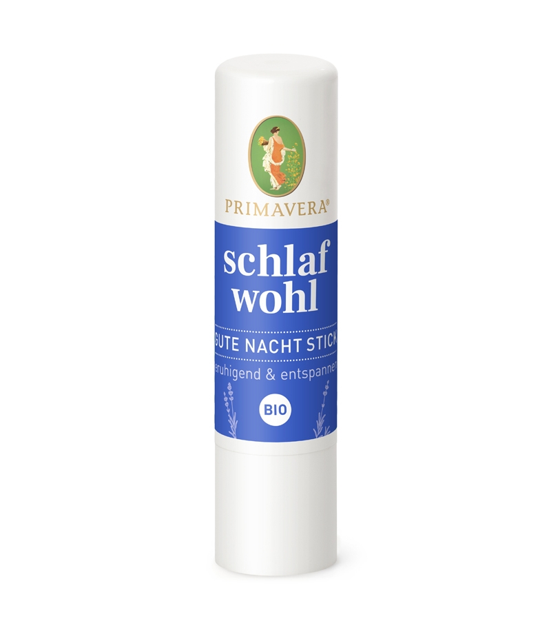 Schlafwohl Gute Nacht BIO-Stick Lavendel & Vanille - 10ml - Primavera Schlafwohl Gute Nacht BIO-Stick Lavendel & Vanille - 10ml - Primavera