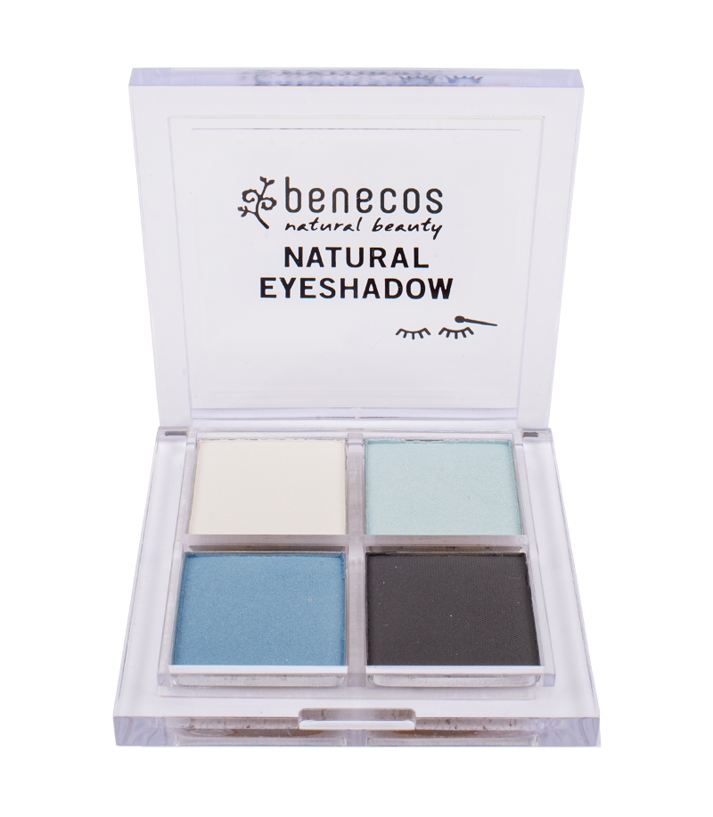 Quatre ombres à paupières BIO True blue - 4,8g - Benecos Quatre ombres à paupières BIO True blue - 4,8g - Benecos