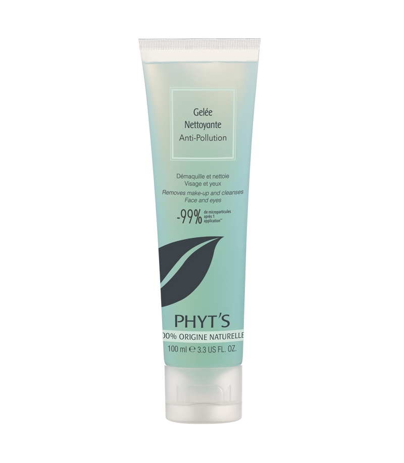Gelée nettoyante anti-pollution BIO oligosaccharide marin & tournesol - 100ml - Phyt's Reviderm
