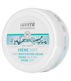 Crème soft visage, corps, mains & pieds BIO jojoba & aloe vera - 150ml - Lavera Basis Sensitiv