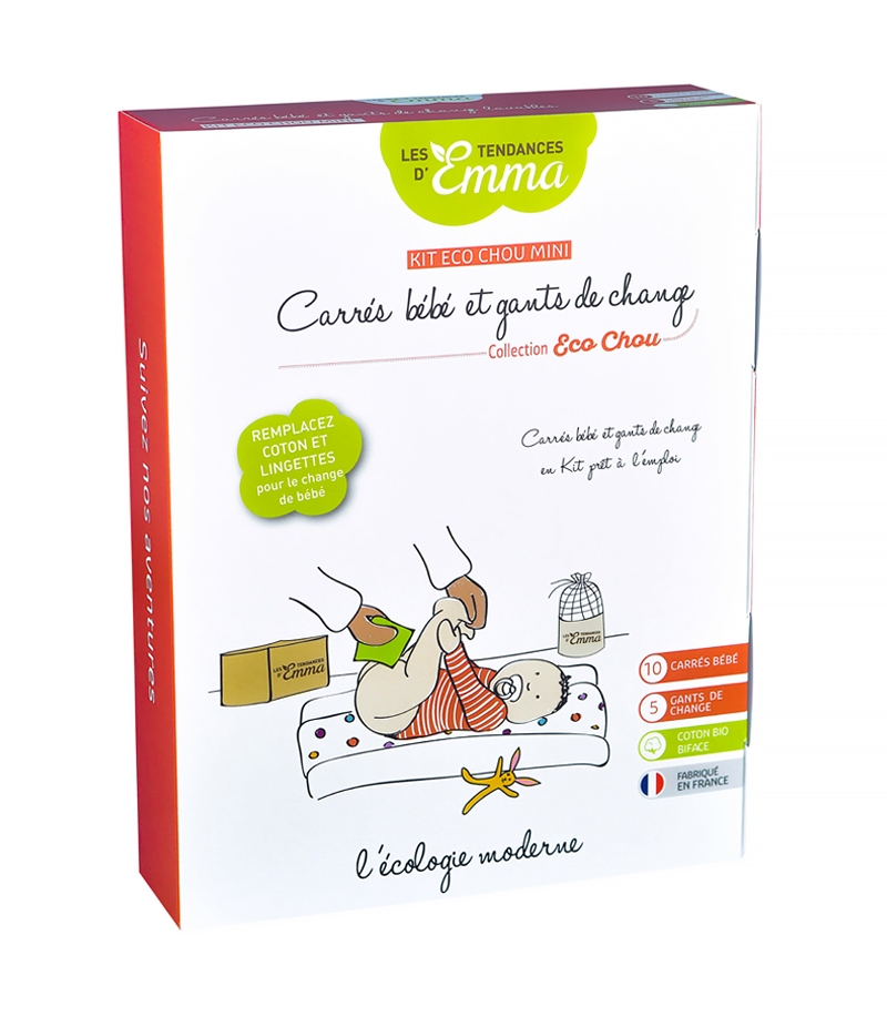 Kit Eco Chou Mini Coton Ecologique 10 Carres Bebe 5 Gants De Change Filet De Kit Eco Chou Mini Coton Ecologique 10 Carres Bebe 5 Gants De Change Filet De
