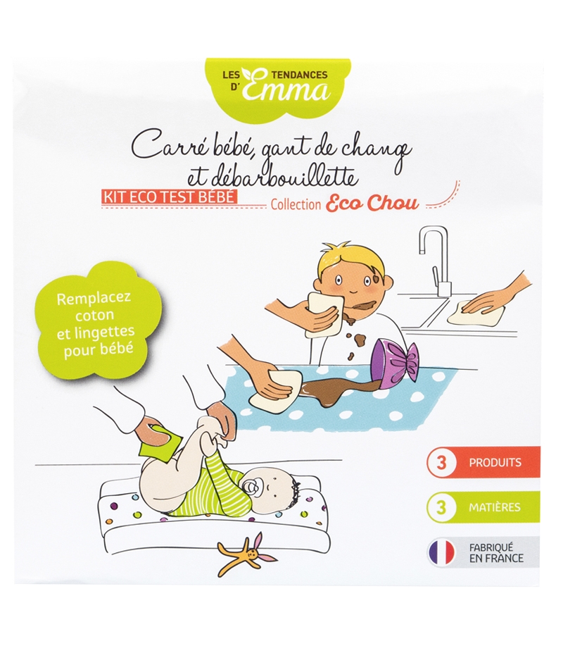 Kit Eco Test Bebe Ecologique 1 Carre Bebe 1 Gant De Change 1 Debarbouillette Les Kit Eco Test Bebe Ecologique 1 Carre Bebe 1 Gant De Change 1 Debarbouillette Les