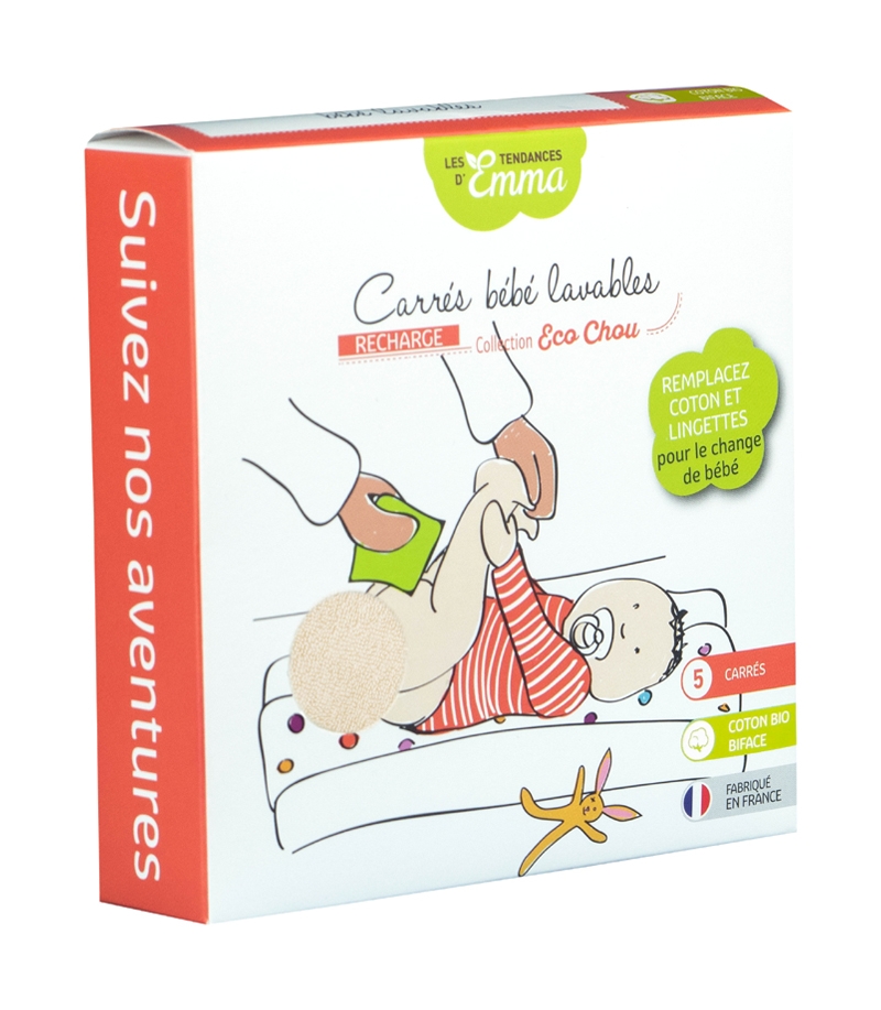 Carres Bebe Lavables En Coton Ecologiques 5 Pieces Les Tendances D Emma Carres Bebe Lavables En Coton Ecologiques 5 Pieces Les Tendances D Emma