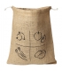 Sac en jute Taille M - ah table !