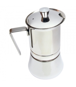 Italienischer Espressokocher aus Edelstahl für 4 Tassen - 1 Stück - ah table ! Italienischer Espressokocher aus Edelstahl für 4 Tassen - 1 Stück - ah table !