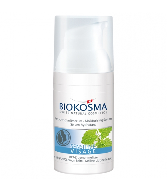 Sérum hydratant BIO mélisse & citronnelle - 30ml - Biokosma Sensitive