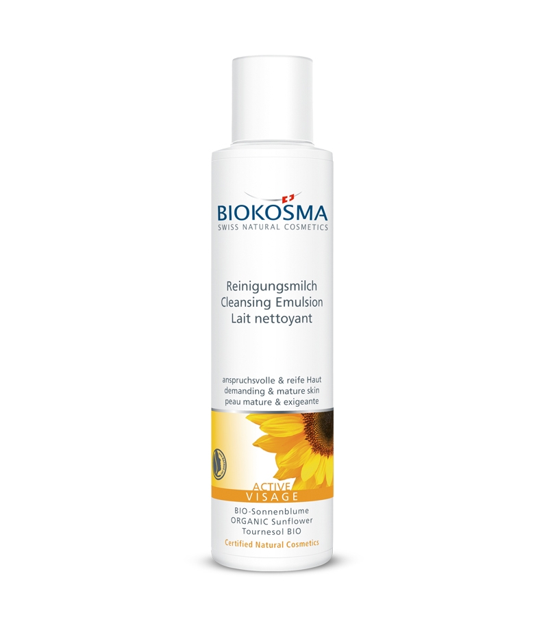 BIO-Reinigungsmilch Sonnenblume - 150ml - Biokosma Active BIO-Reinigungsmilch Sonnenblume - 150ml - Biokosma Active