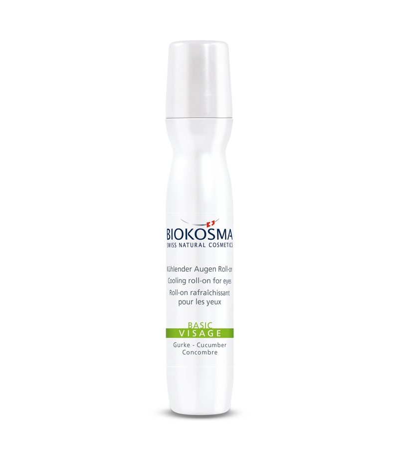 Kühlender BIO-Augen Roll-on Gurke - 15ml - Biokosma Basic Kühlender BIO-Augen Roll-on Gurke - 15ml - Biokosma Basic