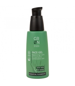 Gel visage équilibrant BIO aloe vera & chanvre - 50ml - GRN Essential Elements Gel visage équilibrant BIO aloe vera & chanvre - 50ml - GRN Essential Elements