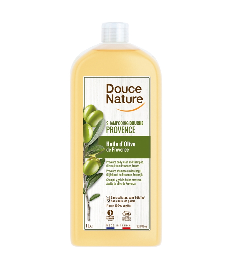 Planlagt glemsom travl Shampooing douche Provence BIO huile d'olive - 1l - Douce Nature