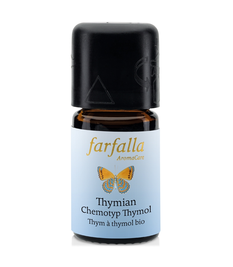Ätherisches Öl Thymian Chemotyp Thymol BIO - 5ml - Farfalla