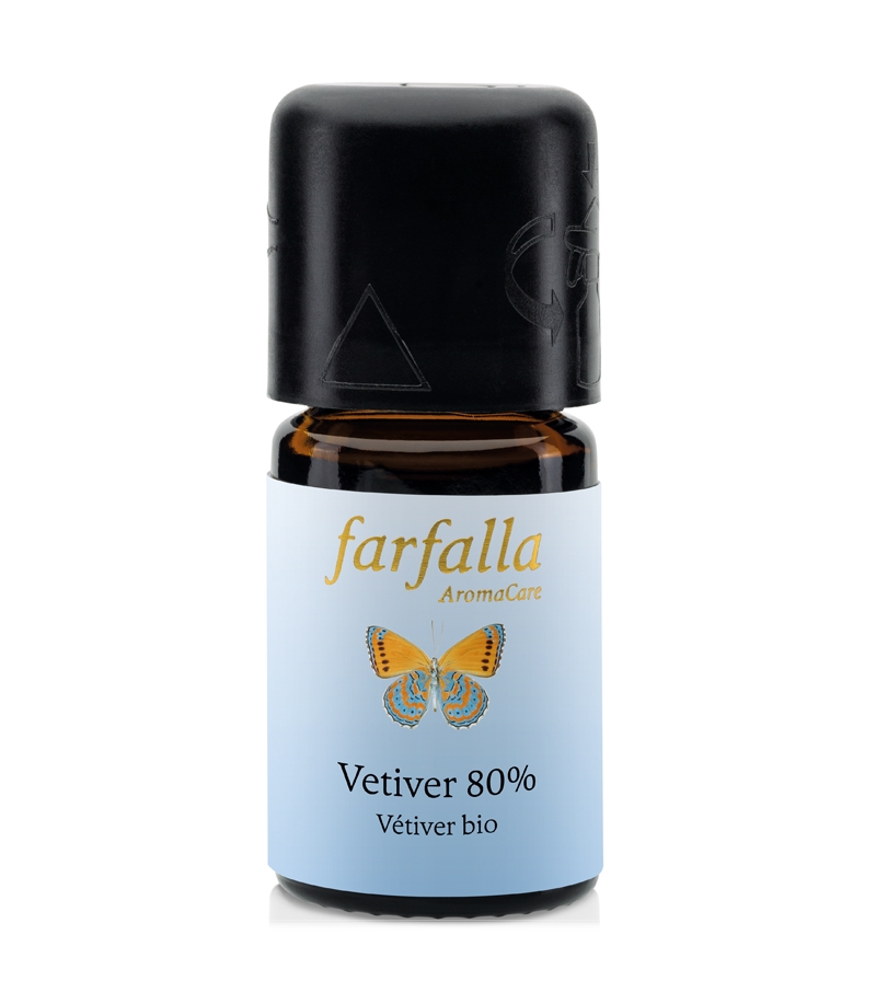 Huile essentielle Vétiver BIO - 5ml - Farfalla